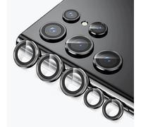 Protective Camera For Samsung Galaxy S22 Ultra, [2 In 1] Metal Edge + Screen Protector, 360 Degree Protective Camera For Samsung Galaxy S22 Ultra - Black1