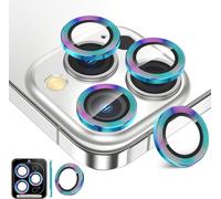 Protective Camera Lens For Iphone 15 Pro /Iphone 15 Pro, 9h Protective Lens Film [Scratch Glass] [Ultra Hd] Individual Metal Ring Camera Protector