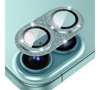 Protective Camera Lens For Iphone 16 / Iphone 16 Plus, 9h Lens Protection Film [Scratch Glass] [Ultra Hd] Camera Protector, Glitter Green
