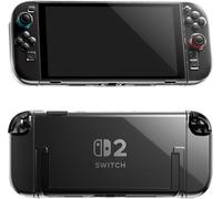 Protective Case Compatible with Switch 2,Hard Cover Switch 2025 Accessories,Switch Case Transparent,Non-Slip,Shockproof