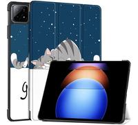 Protective Case Cover for Xiaomi Pad 6s Pro (2024) 12.4 Inch Tablet with Lightweight Cover with Auto Sleep/Alarm Clock (Night)