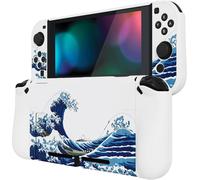 Protective Case for Nintendo Switch Joycon Cover,Case Cover for Switch Console Accessories Upgraded-Large Wave Kanagawa