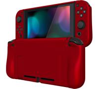 Protective Case for Nintendo Switch Joycon Cover,Case Cover for Switch Console Accessories Upgraded-Scarlet Red