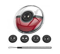 Protective Case for Pokmon GO Plus + 2023, Clear Hard Case for Poke Ball Go Plus with Button Caps and Wrist Strap