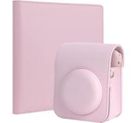 Protective Case with 256 Pockets for Fujifilm Instax Mini 12 Instant Camera (Pink)