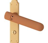 Protective Cover - Silicone Handle Sleeve, Door Lever Buffer, Flexible Non Slip Grip Material, Ergonomic Round Opening Design, Safety, Wall Protection Solution for Living Room School