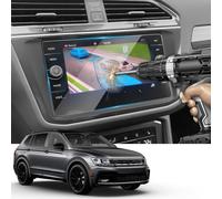Protective Film Compatible With Golf 7 Golf R 2015-2018 2019,Infotainment System Transparent Hd Anti-Scratch Screen Protector-Tempered Glass Protection