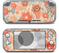 Protective Film Compatible with Nintendo Switch Lite Games Console Sticker Scratch Protection Design Sticker Game Console Perfect Fit Sticker R203 (01)