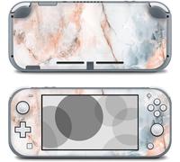 Protective Film Compatible with Nintendo Switch Lite Games Console Sticker Scratch Protection Design Sticker Game Console Perfect Fit Sticker R203 (Marble