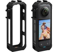 Protective Frame for Insta360 X5 Camera Cage Magnetic Quick Release Camera Cage Scratch Resistant Plastic Housing for Insta 360x5 Sports Camera