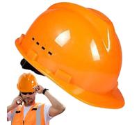 Protective Gear Vented Comfortable Hard Hat | Safety Hat - Adjustable Head Protector, Smash Absorbing Head Protection for Outdoor Work Safety