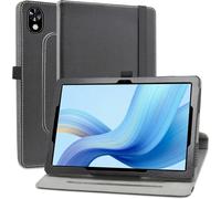 Protective Leather Case For Doogee U10 With Stand Pu Leather 360 Degree Rotating Protective Flip Case Cover For Doogee U10 / Doogee U9 10.1 Inch Tablet, Black