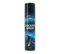 Protecton Spray pour cockpit Haute Brillance 400 ml pour plastiques Noir