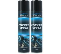 Protecton Cockpit Spray Haute Brilliance 400ml, Noir (Lot de 2)