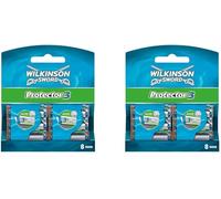 Protector 3 Lames De Rasoir Pour Homme Pack De 8 Lames (Lot De 2)