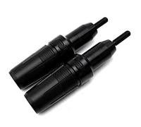 Protector Chutes Contre Protection Anti-Collision pour Moto pour Guzzi V85TT V9 Roamer/Bobber V85 TT V7 Curseurs De Cadre(Noir 1)