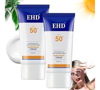 Protector Solar, Face Sunscreen Moisturizer with SPF 50+ PA+, Daily Defense Sunscreen Help Hydrate Skin & Decrease Wrinkles (2Pcs)