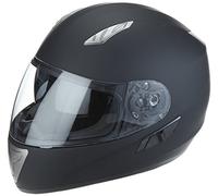 protectWEAR - Casque de moto avec visière teintée intégrée noir mat H520 taille L