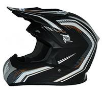 protectWEAR - Casque de Moto Cross Casque Enduro Casque Noir Mat FS603-SW Taille - XXL