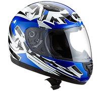 protectWEAR - Enfants Casque de moto bleue SA03 - S