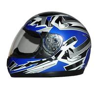 protectWEAR - Enfants Casque de moto bleue SA03 - XS