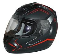 protectWEAR - Protéger Porter un casque H510 flèche noire / rouge mat - XS