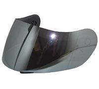 Protectwear visière de rechange pour casques SA03 et SA07, argenté miroir, convenat à toutes les tailles de casque, Taille unique