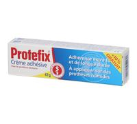 Protefix Crème adhésive | Fixation extra forte pour votre dentier + 10 % GRATUITS 44 ml