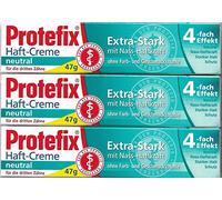 Protefix Extra Strong Denture Fixing Cream Neutral 3x47g