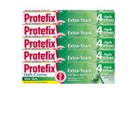 Protefix Lot de 5 tubes de crème adhésive à l'aloe vera extra forte avec adhérence humide 40 ml, Produits pour Prothèses Dentaires