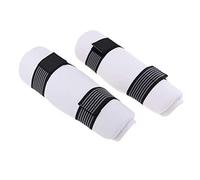 Protège Avant-Bras/Protège Tibias Intérieur Doux en EVA, Équipements de Protections pour Combat Entraînement Résistant Boxe Taekwondo Blanc XS