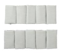 Protège barreaux tour de lit modulable respirant Soft Stripes vert de gris