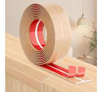 Protège-bords auto-adhésifs pour murs, protecteurs de portes pour portes d'intérieur, portes, fenêtres, murs, cuisine, carrelage, rouleau étanche, facilement découpable, idéal (bois d'érable, 2 cm x 4