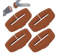 Protège Boucles Ceinture Sécurité, 4 Pièces Butées Ceintures Sécurité Antidérapantes Silicone, Protection Anti Arrachement Boucles Ceinture Sécurités, Protège Boucle Sièges Auto Anti Rayures