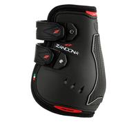 Protège-boulets à scratch pour cheval Zandonà Carbon Air Active-Fit Noir L