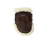 Protège-boulets pour cheval mouton vegan Kentucky Marron XS