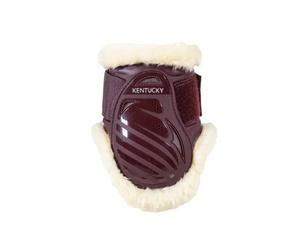 Protège-boulets pour jeune cheval mouton vegan Kentucky Rouge M
