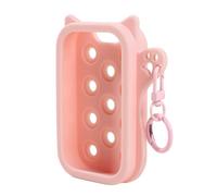 Protège-Bouteille en Silicone pour Gel Hydroalcoolique | Souple et Portable avec Anneau Porte-Clés | Porte-Flacon de Désinfectant pour Main,pour Déplacements École Bureau Sac à Main Fille Femme