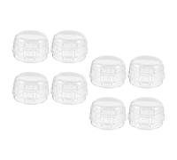 Protège-bouton de Cuisinière à Gaz Garçon et Filles, Lot de 8 en PC | Retrait Facile, pour Brûleurs et Commandes, Sécurité la Cuisine Bébé, Couvercles de Boutons