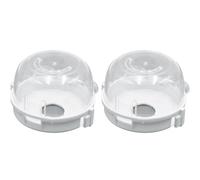 Protège-boutons cuisinière anti- Protection 2 Pièces Résistance À La Chaleur | Caches-Boutons Sécuritaires De Cuisinière | Pour Appareils De Cuisine, Four, Personnes Âgées, Femmes Et Hommes