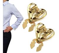 Protège-boutons Décoratifs pour Femmes Kit 2 Pièces Artisanat Bijou en