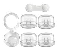 Protège-Boutons Pour Cuisinière 5 Verrous Sécurité Transparents D'Appareil | Verrous de boutons de cuisinière Pour cuisinière, four, appareil, brûleur, cuisine,