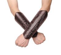 Protège-bras en simili-cuir avec dragon embossé Viking, Brassard médiéval vintage pour mercenaire, Gantelets de chevalier rétro