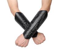 Protège-bras en simili-cuir avec dragon embossé Viking, Brassard médiéval vintage pour mercenaire, Gantelets de chevalier rétro