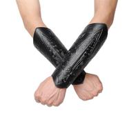 Protège-bras en simili-cuir avec dragon embossé Viking, Brassard médiéval vintage pour mercenaire, Gantelets de chevalier rétro