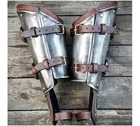 Protège-Bras Médiéval Steampunk Brassard en Cuir Réglable Brassards Rétro Couleur Assortie Rivet Sangle Boucle Garde-Main Poignet Cosplay Accessoires De Costume, Style Médiéval, Style Médiéval Lapp