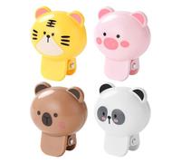 Protège-Brosses À Dents,Étui Anti-Poussière pour Têtes De Brosse À Dents Électrique en Forme d'animaux | Lot de 4 Protège-Brosses Décoratifs à Clipser - Antipoussière Universel