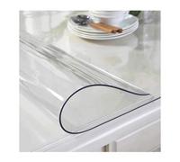 Protège-Bureau Transparent, Nappe Transparente Anti-Huile/Protection de Bureau Transparente/Tapis de Bureau/Protection de Table Transparente (Couleur : 2,0 mm, Taille : 120 x 180 cm/47 x 71