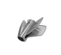 Protege Cable Résistant 1 mètre 8/10/16/22/28/32mm Tube d'enroulement Spirale Gaine Ignifuge câble Manchon de Protection Ligne Organisateur Tuyau(Grey Clip,16mm 1m)