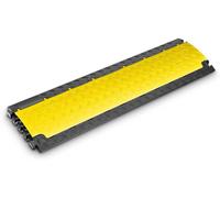 Protège-câbles Polyuréthane thermoplastique (TPU) noir, jaune DEFENDER by Adam Hall 85150 Nombre de canaux: 6 Longueur 1010 mm 1 pc(s)